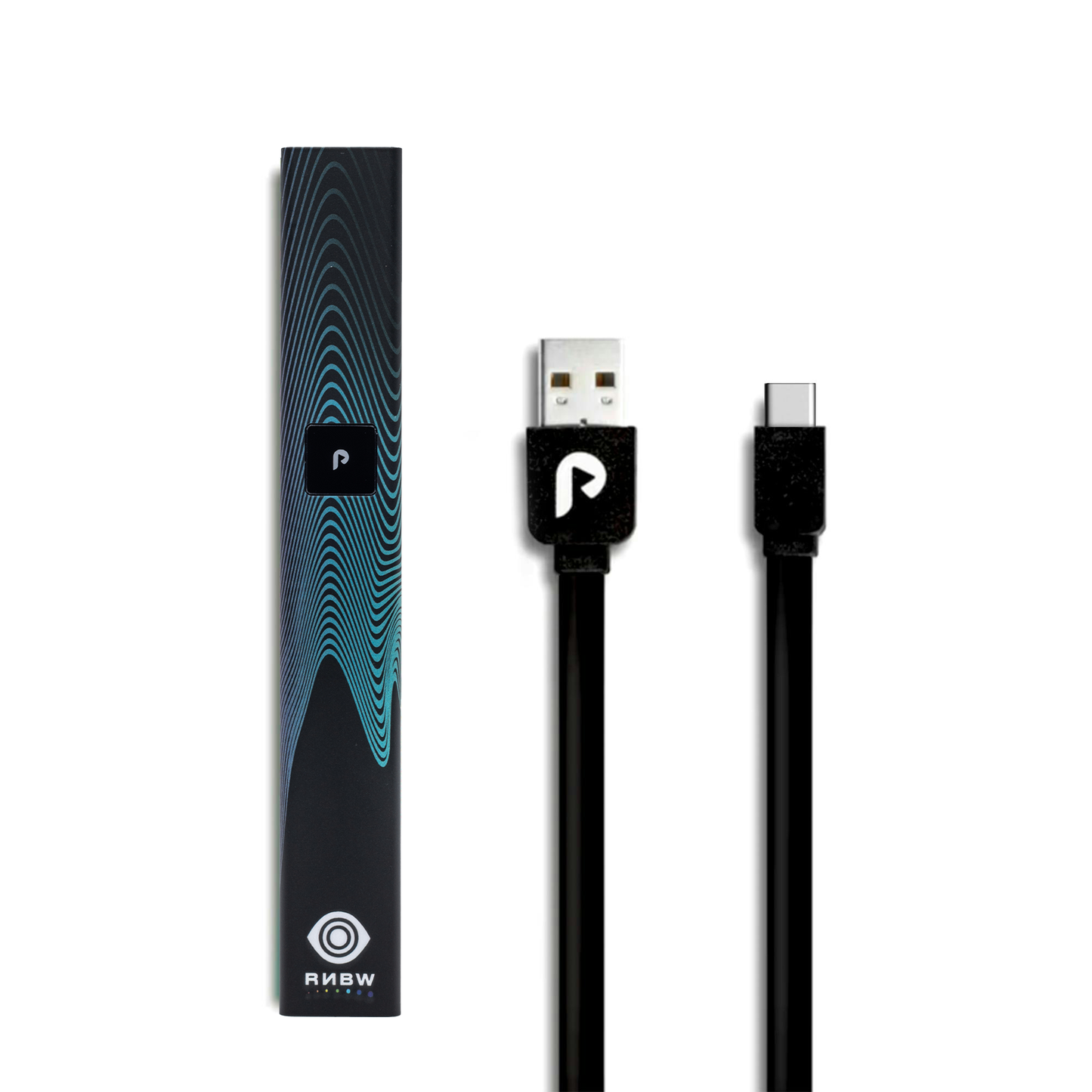 PLUGPLAY™ x RNBW rechargeable PLAY™ battery kit.